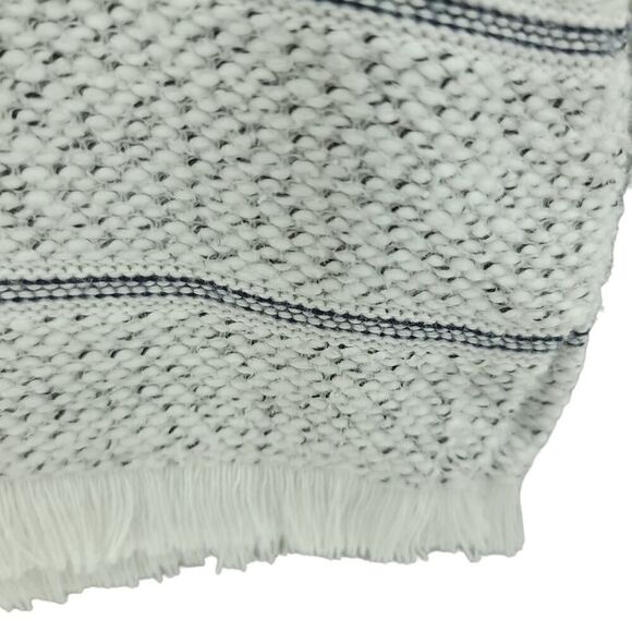 Talbots Striped Knit Tunic with Fringed Hem - Picture 6 of 10